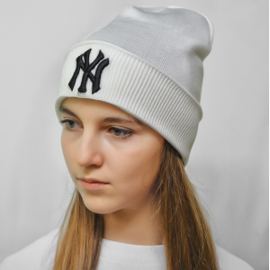 Шапка New York белая
