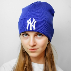Шапка New York электрик