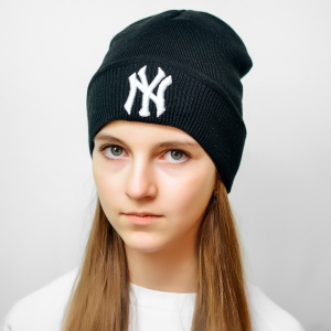 Шапка New York черная