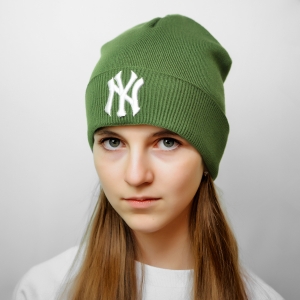 Шапка New York зеленая
