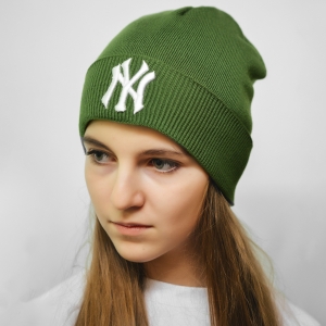 Шапка New York зеленая