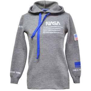 Худи NASA серая