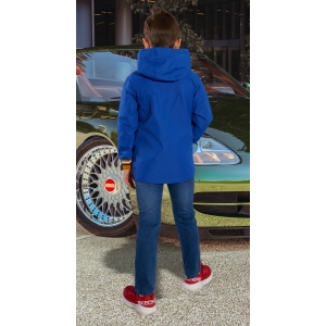 Ветровка двусторонняя синяя
