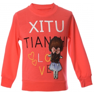Батник девочка Xitu красный
